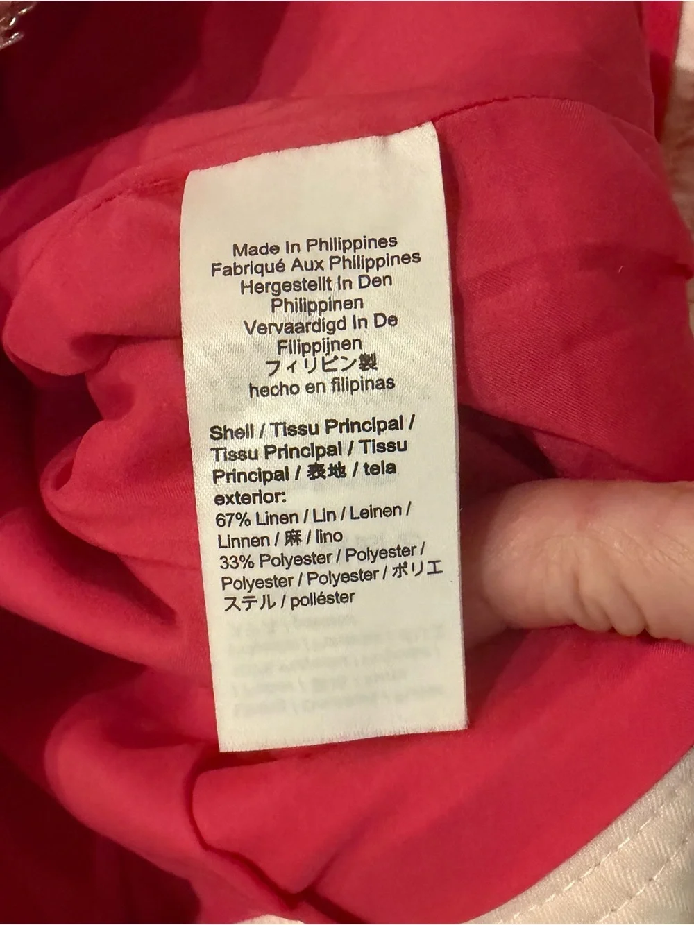 J. Crew Peyton Pink Sailor Pants Linen Blend Wide Leg Cropped Size 8 Resortwear